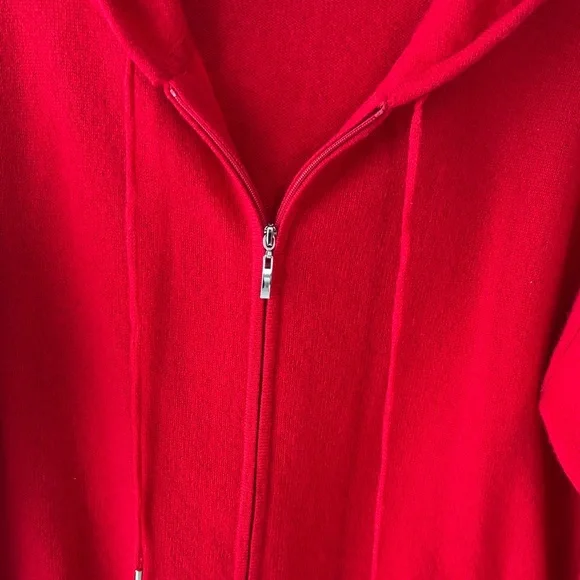 Charter Club Luxury Red Cashmere Sweater - Picture 3 of 11